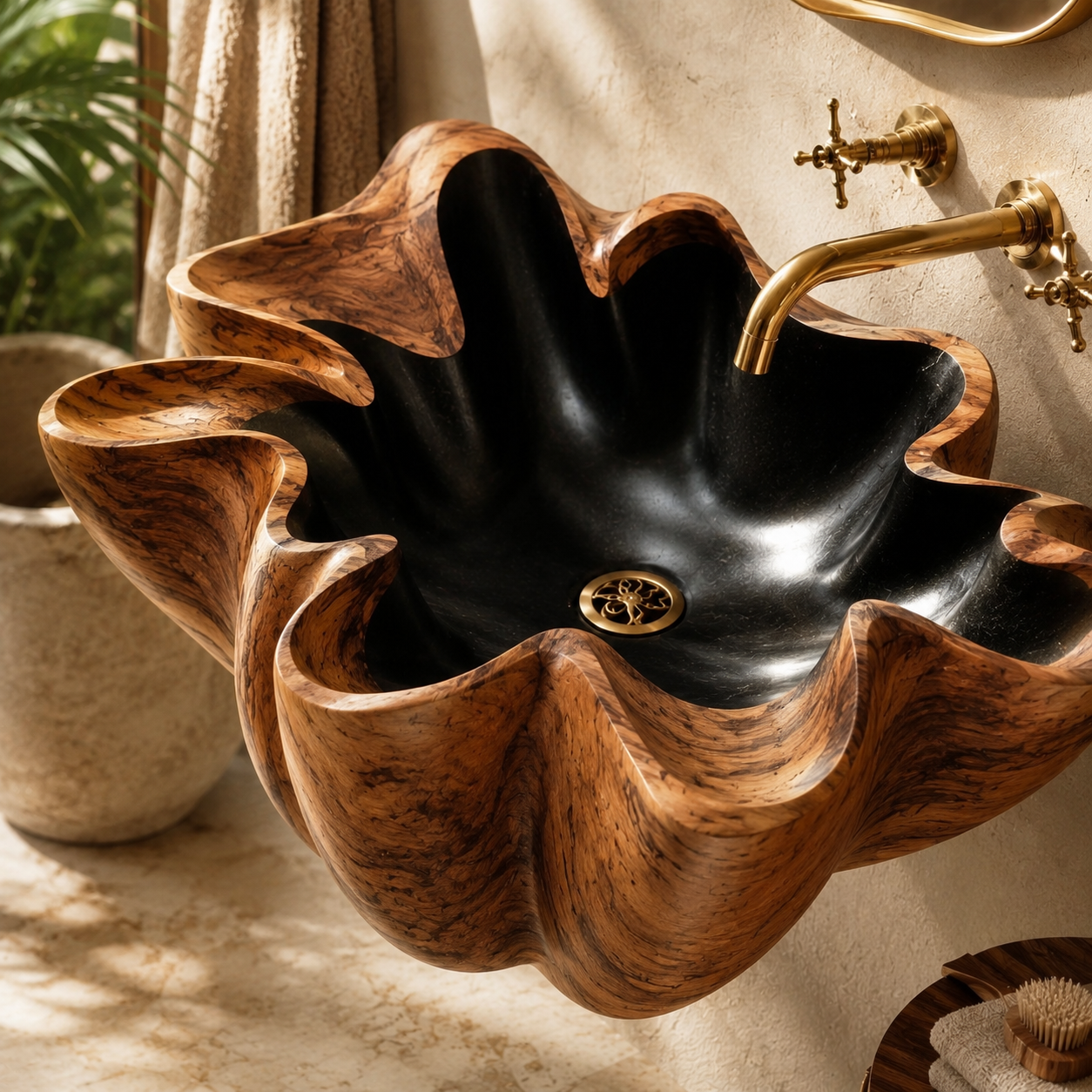 Mira Sculptural Bathroom Vessel Sink - Design 050 - product image 06