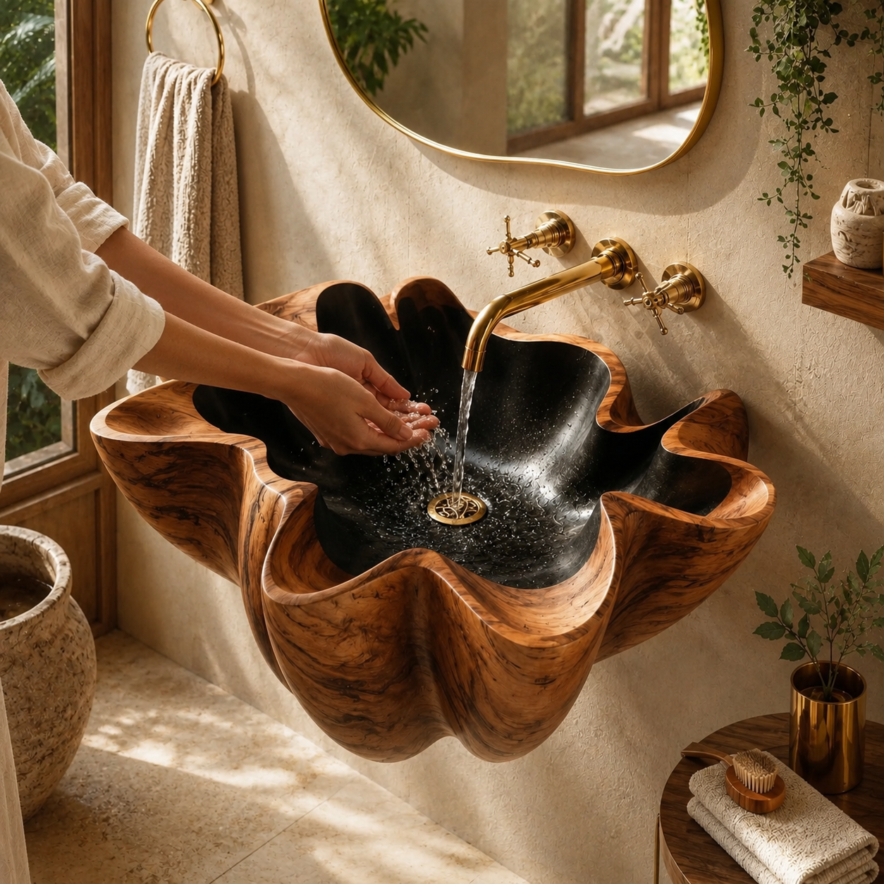 Mira Sculptural Bathroom Vessel Sink - Design 050 - product image 07
