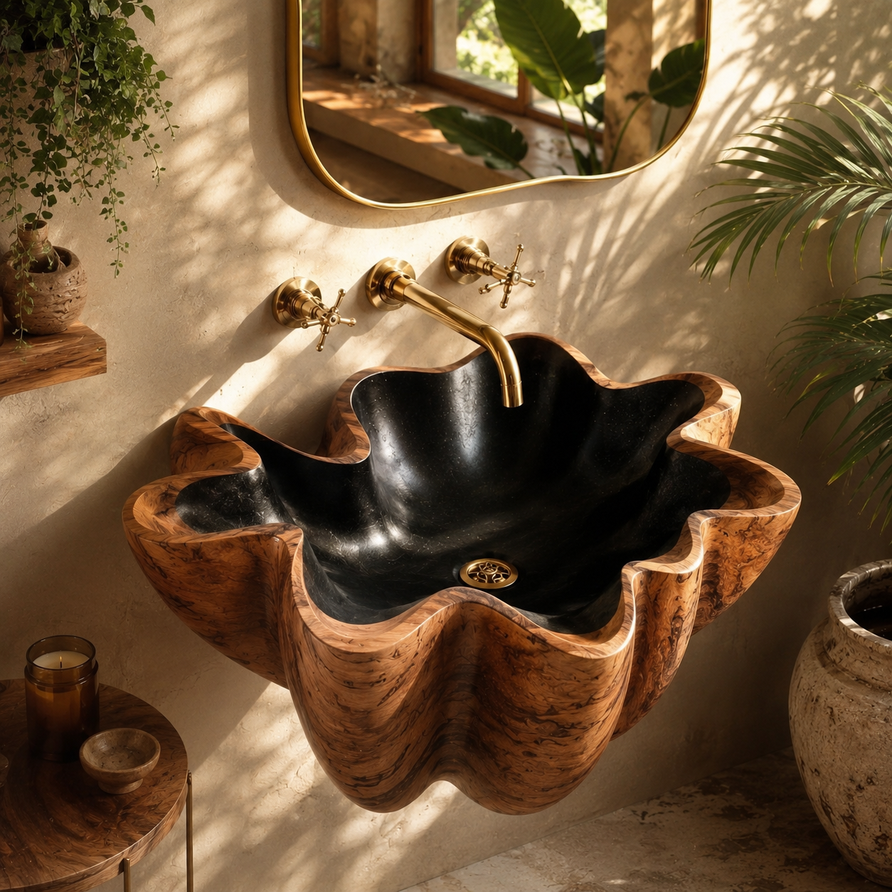 Mira Sculptural Bathroom Vessel Sink - Design 050 - product image 09
