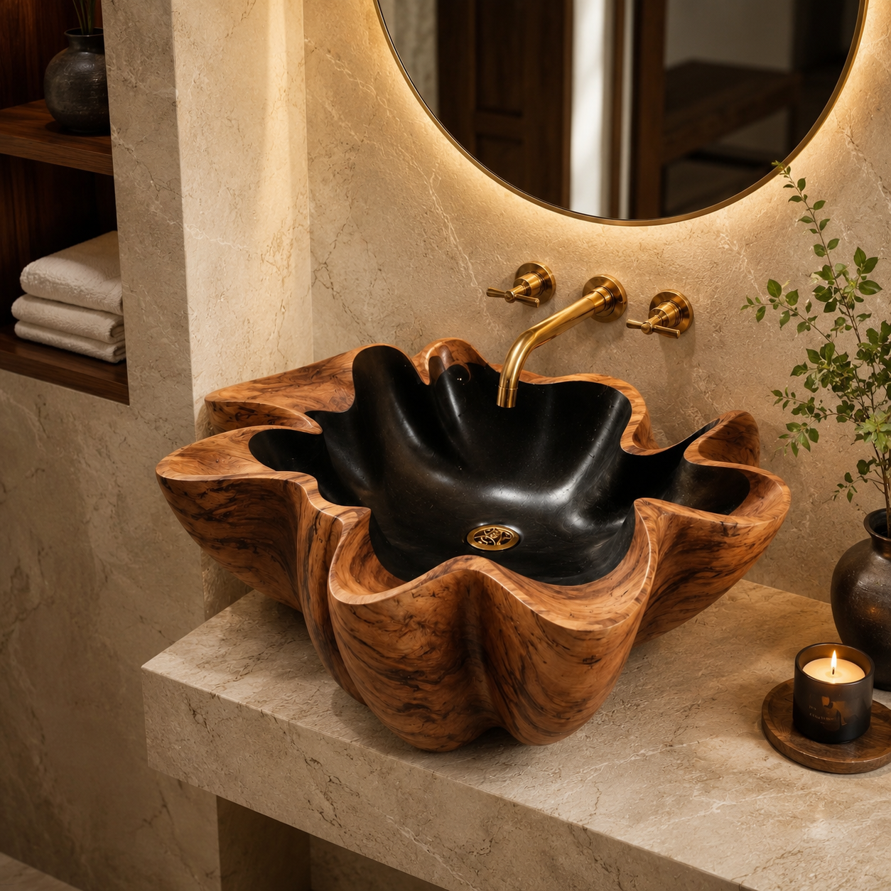 Mira Sculptural Bathroom Vessel Sink - Design 050 - product image 10