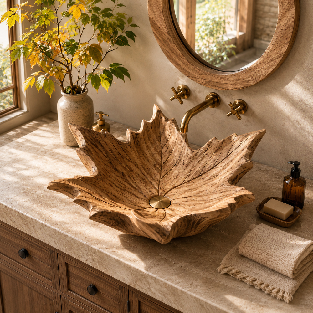 Elara Rounded Bathroom Sink - Design 053 - product image 04