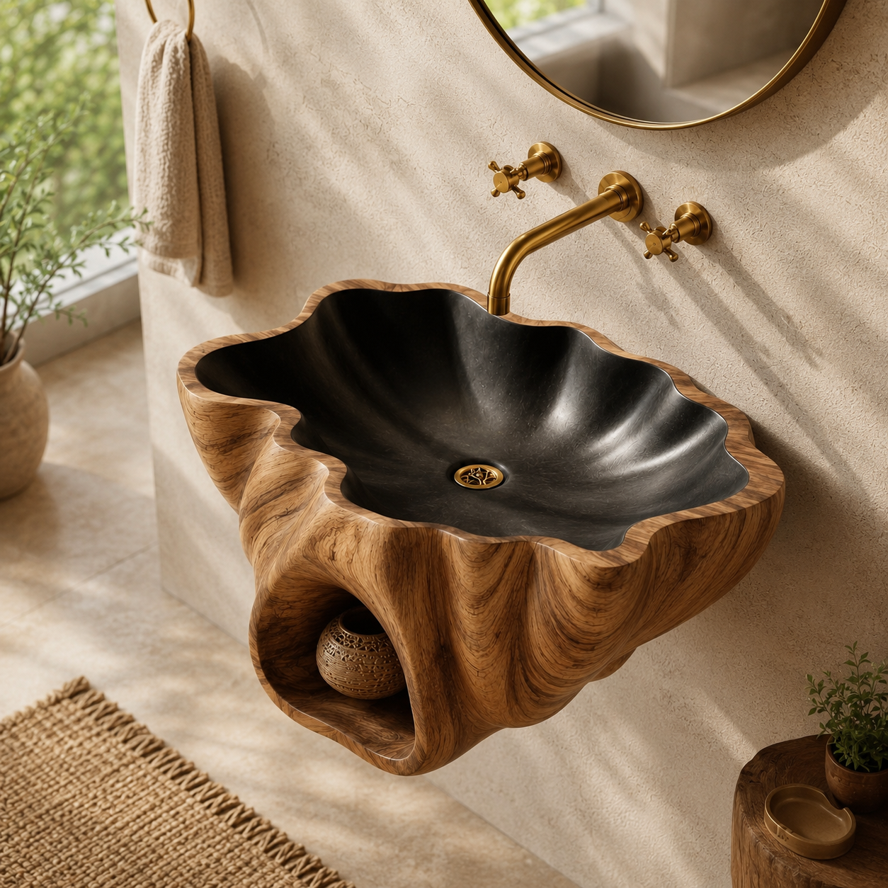 Liora Hand-Finished Vessel Sink - Design 056 - product image 02