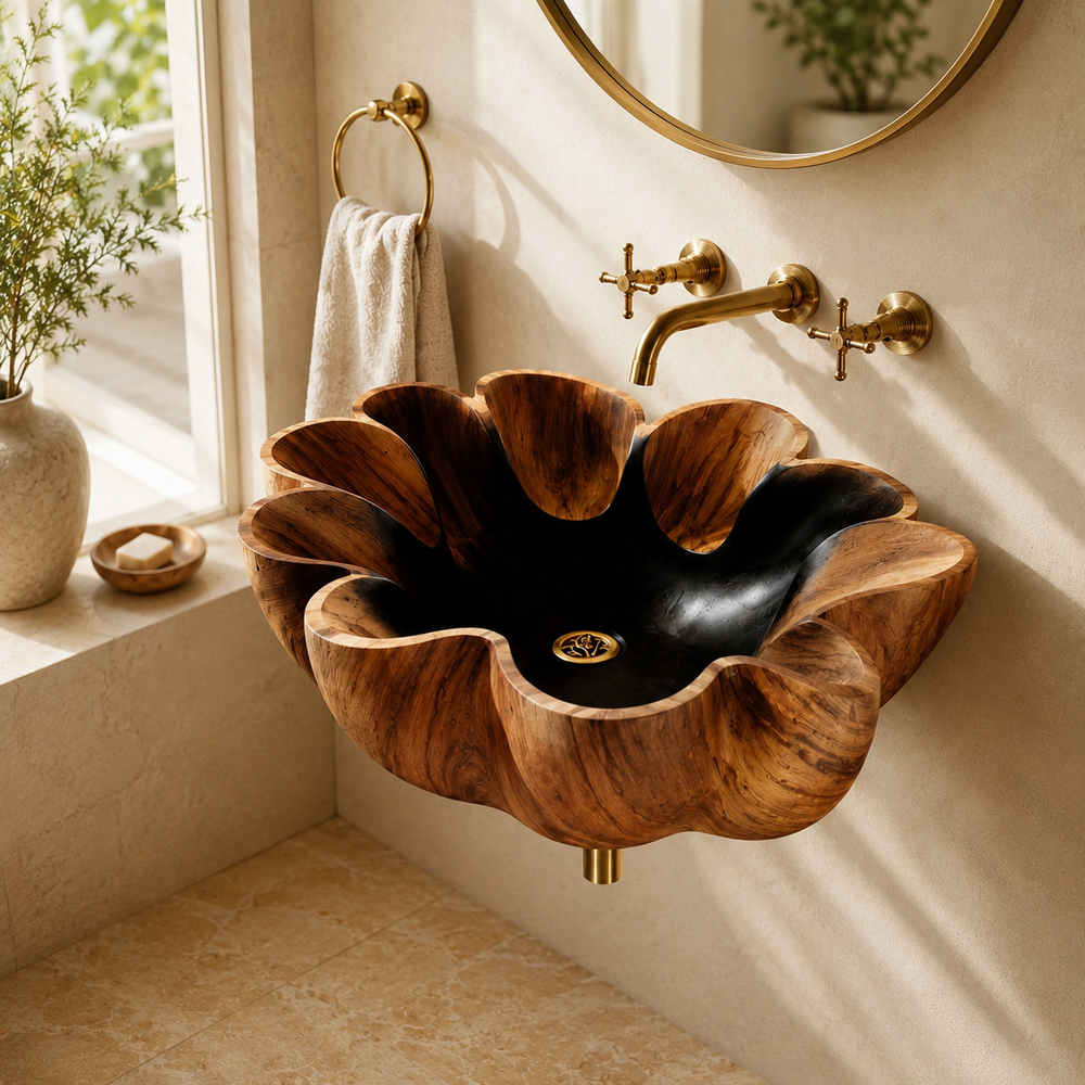 Liora Hand-Finished Vessel Sink - Design 056 - product image 04