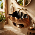 Mira Sculptural Bathroom Vessel Sink - Design 058 - main view