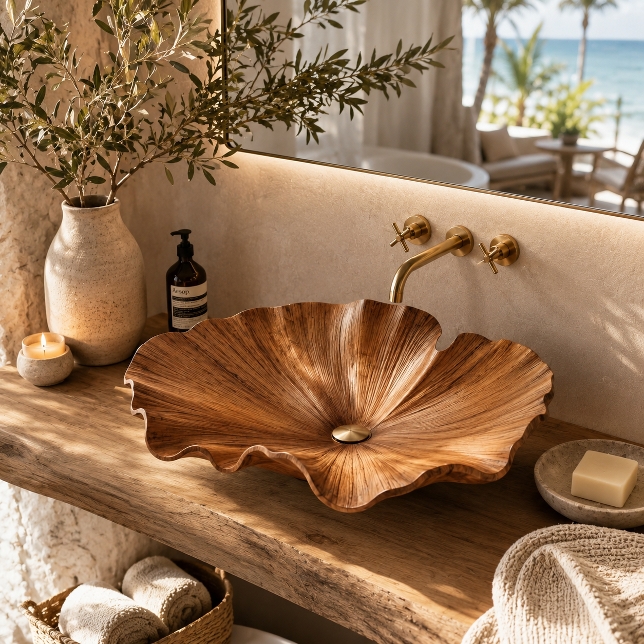Soren Stone Vanity Vessel Sink - Design 060 - product image 10