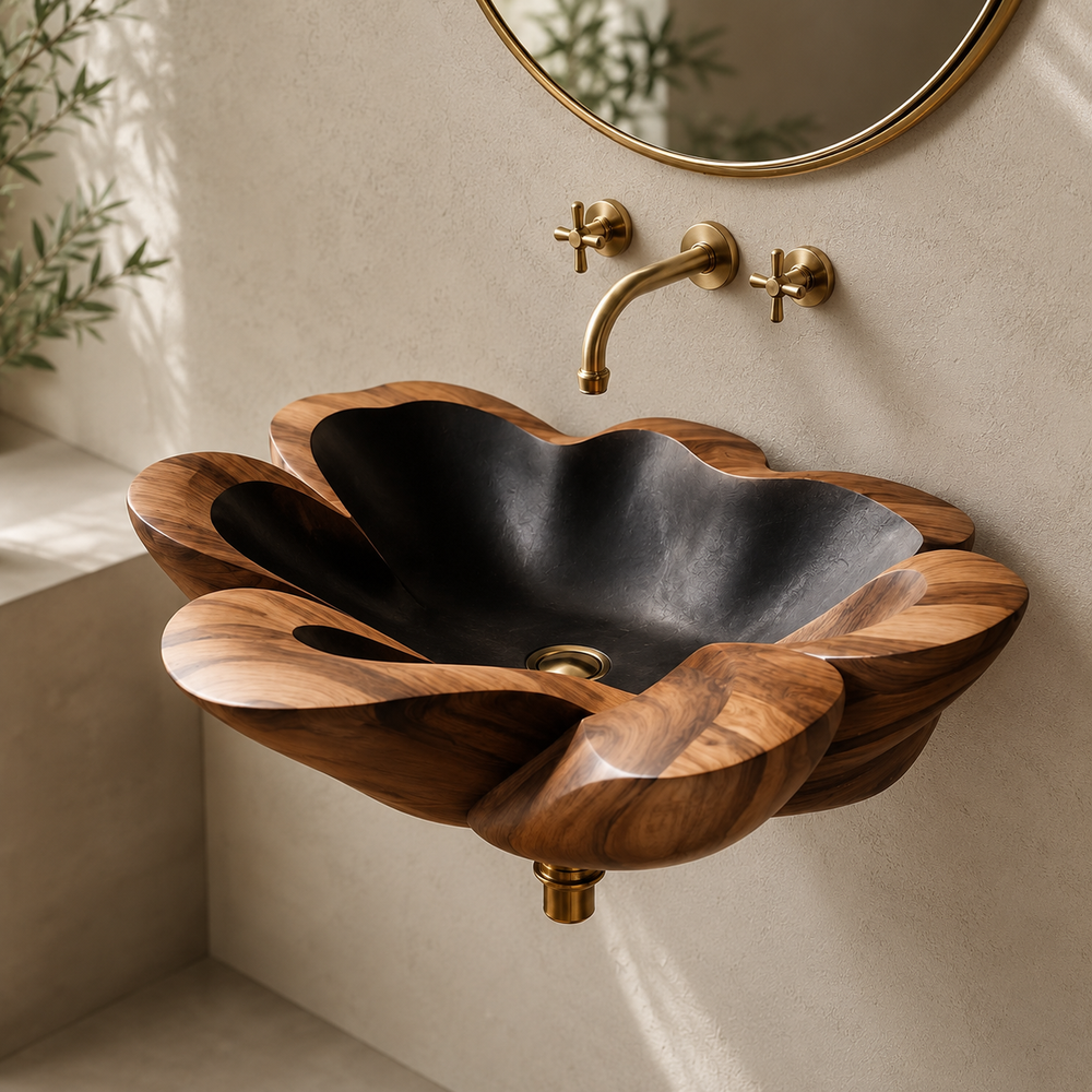 Elara Rounded Bathroom Sink - Design 061 - product image 03