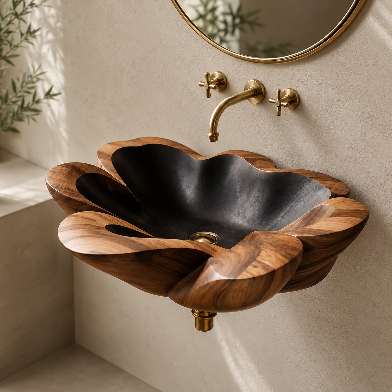 Elara Rounded Bathroom Sink - Design 061 - product image 03
