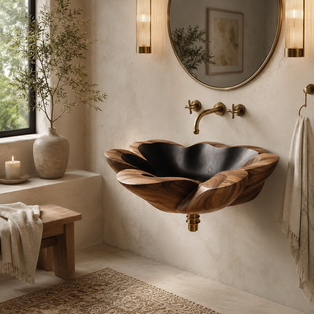 Elara Rounded Bathroom Sink - Design 061 - product image 04