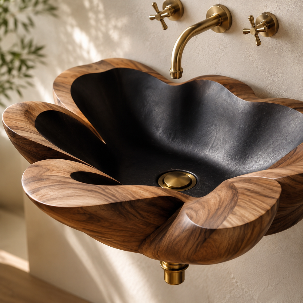 Elara Rounded Bathroom Sink - Design 061 - product image 05