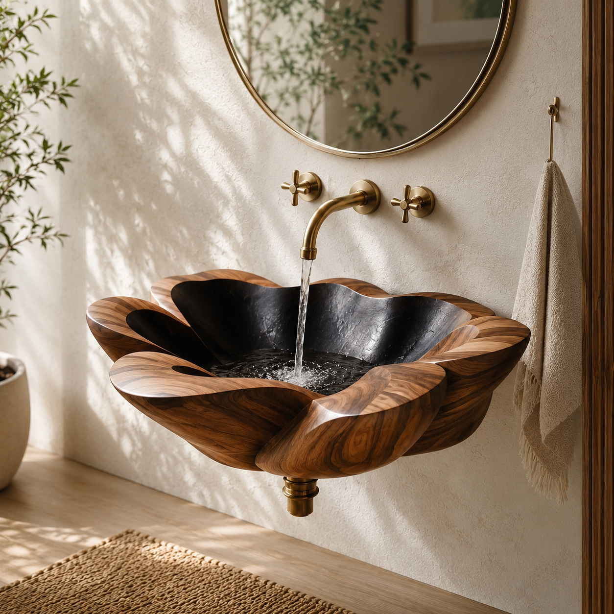 Elara Rounded Bathroom Sink - Design 061 - product image 07