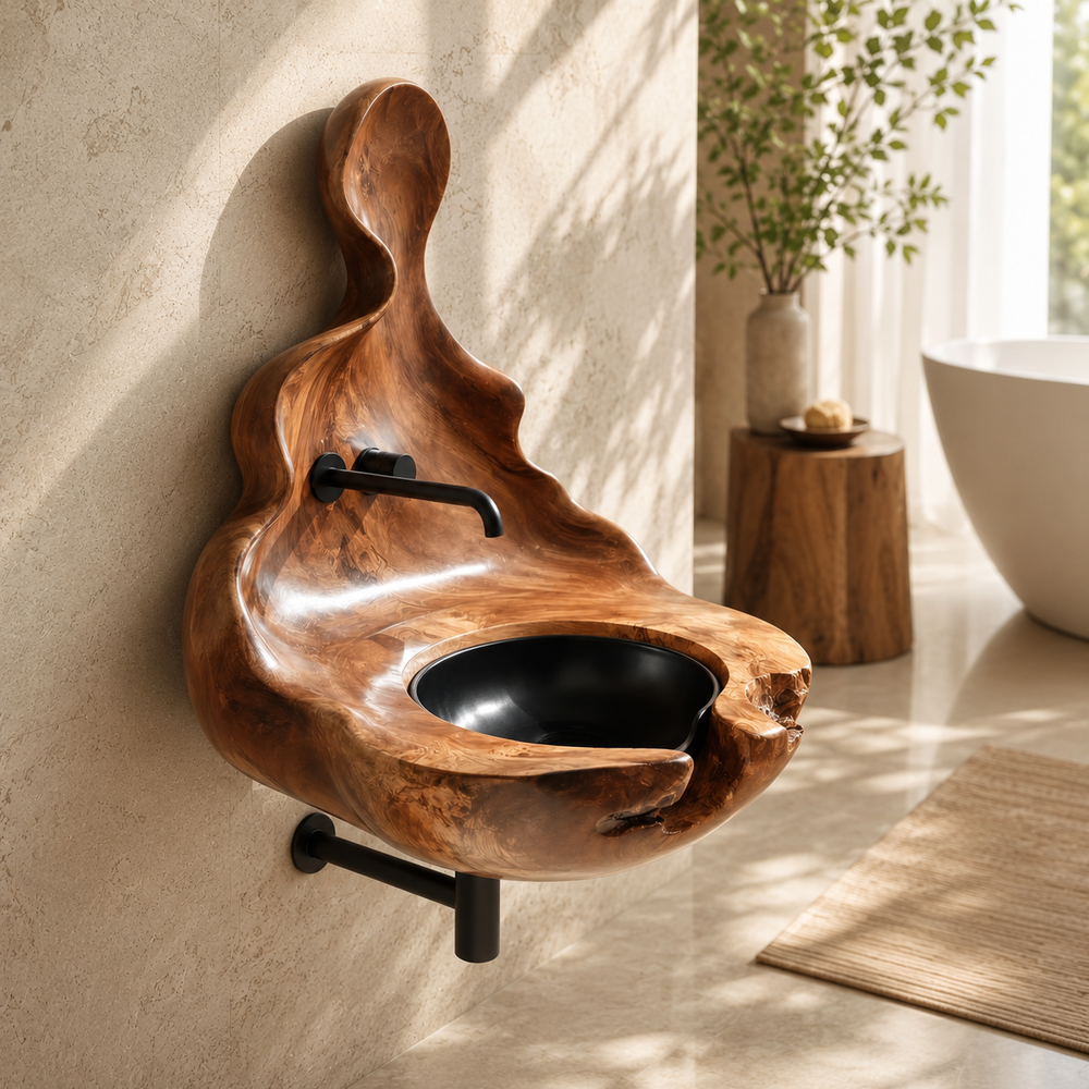 Nolan Warm Stone Vessel Sink - Design 063 - product image 03