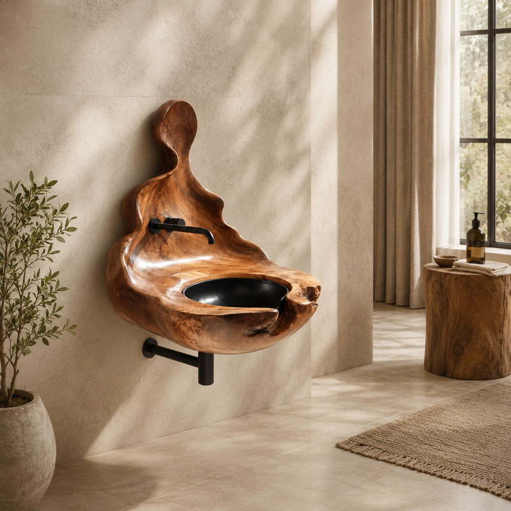 Nolan Warm Stone Vessel Sink - Design 063 - product image 04