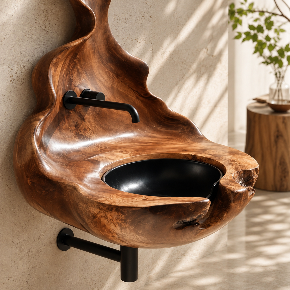Nolan Warm Stone Vessel Sink - Design 063 - product image 05