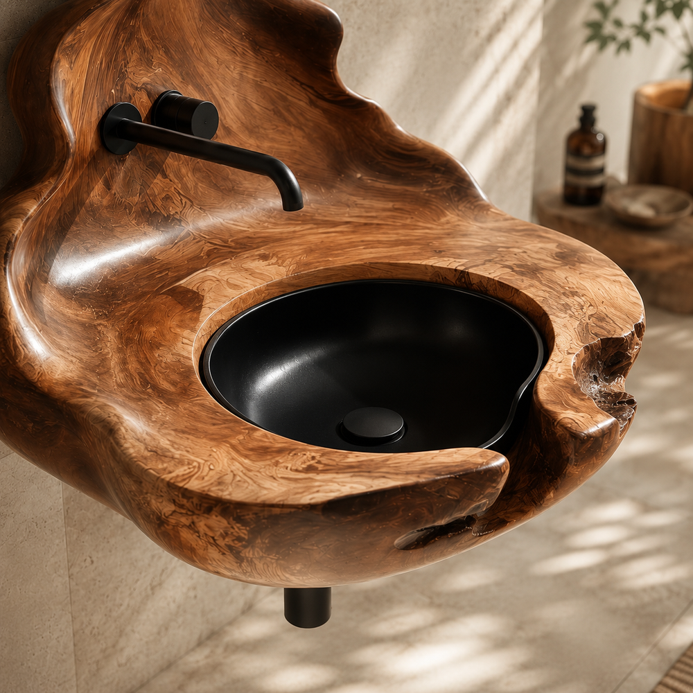 Nolan Warm Stone Vessel Sink - Design 063 - product image 06