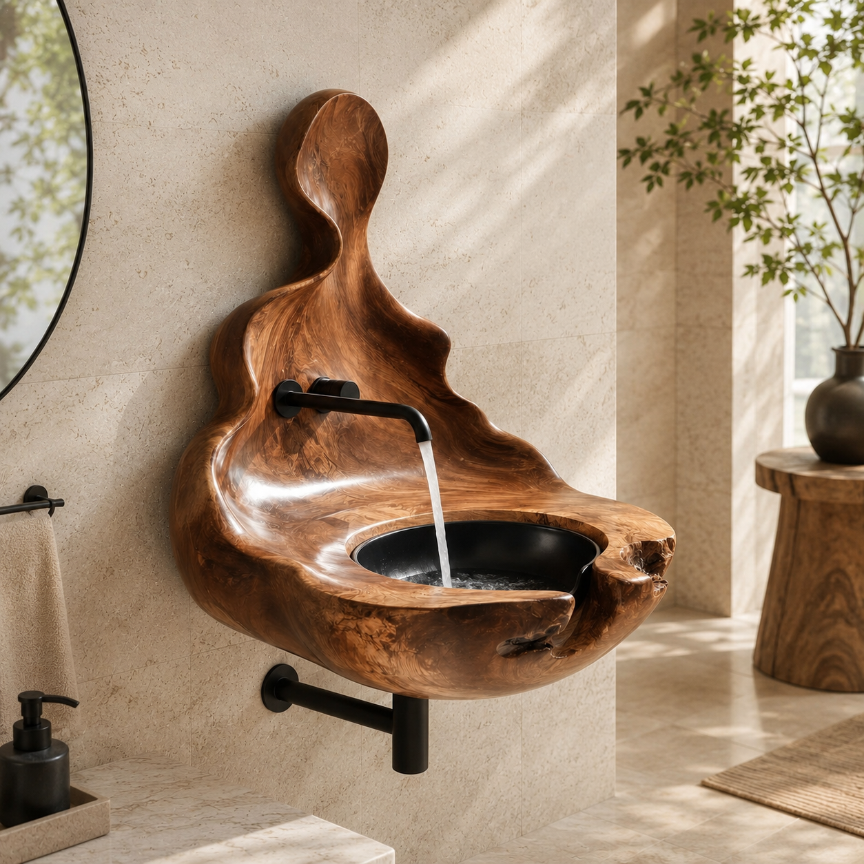 Nolan Warm Stone Vessel Sink - Design 063 - product image 07