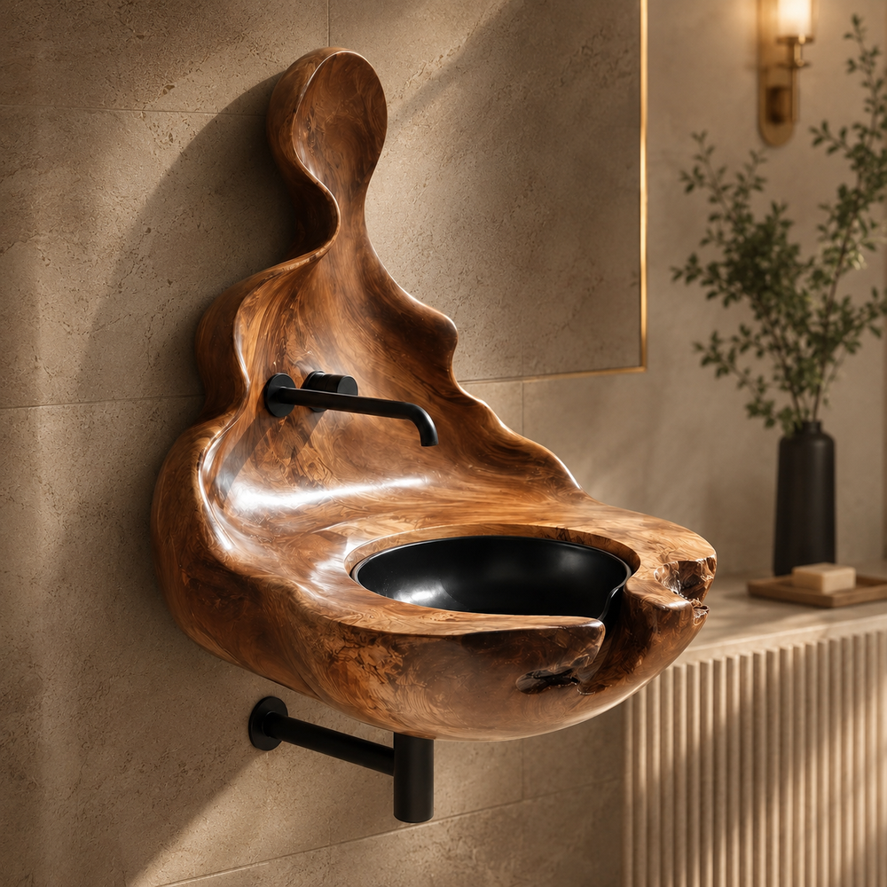 Nolan Warm Stone Vessel Sink - Design 063 - product image 09