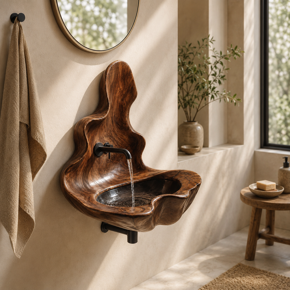 Liora Hand-Finished Vessel Sink - Design 064 - product image 03