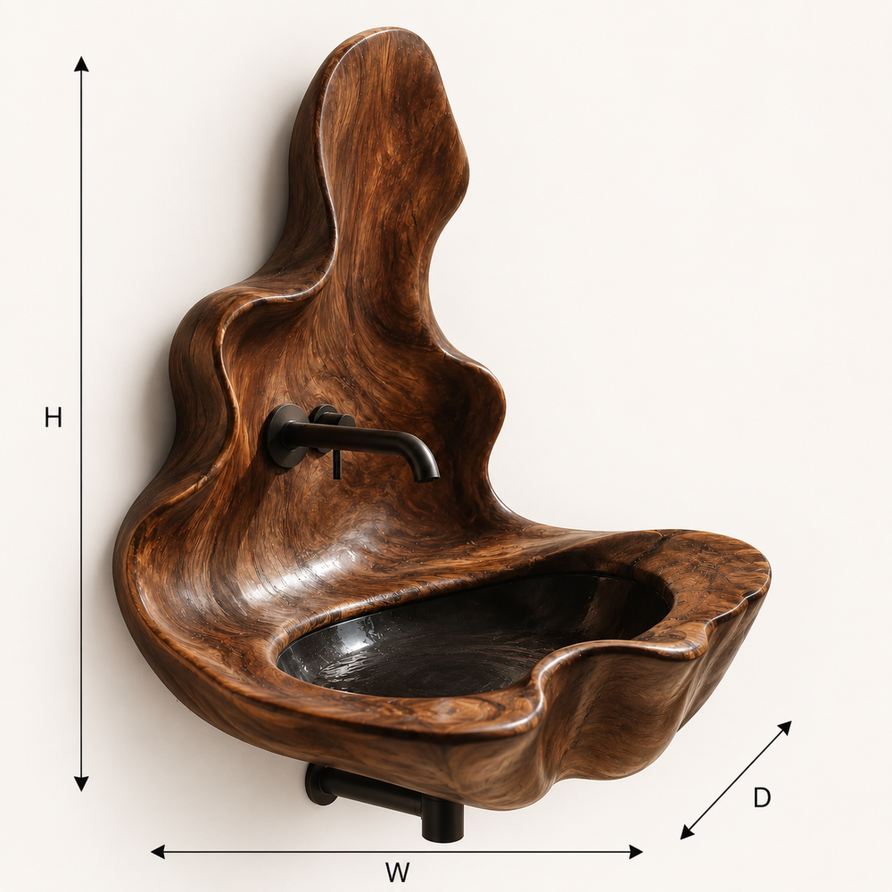 Liora Hand-Finished Vessel Sink - Design 064 - product image 07