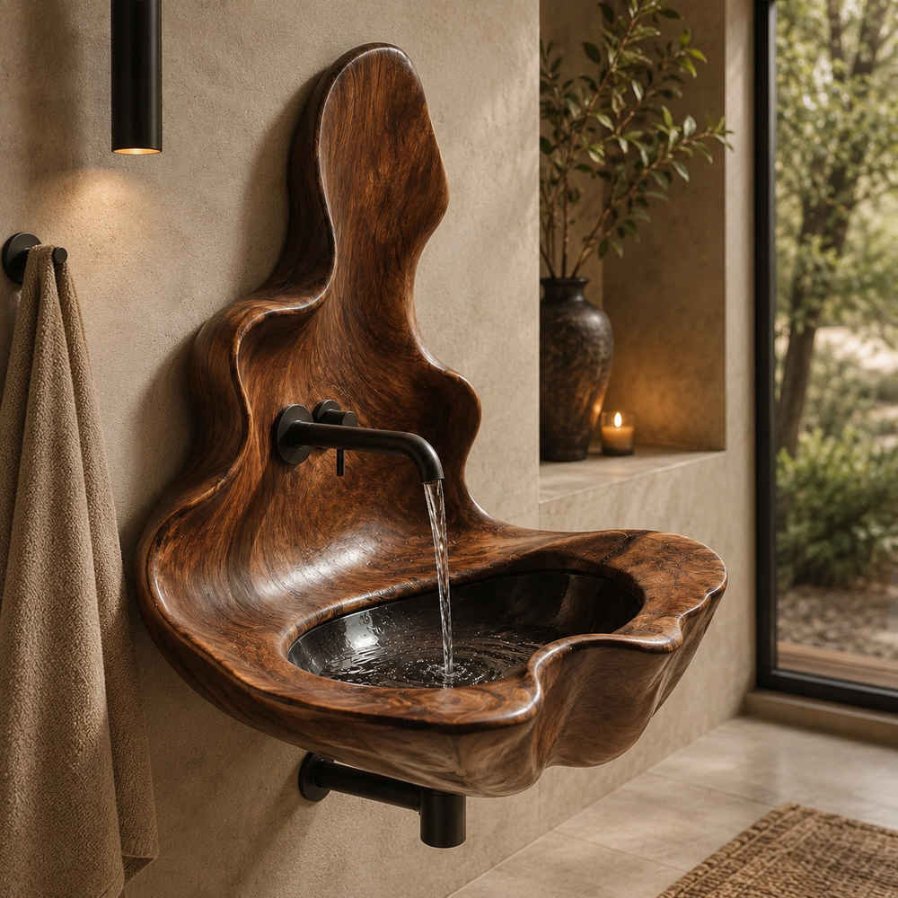 Liora Hand-Finished Vessel Sink - Design 064 - product image 09