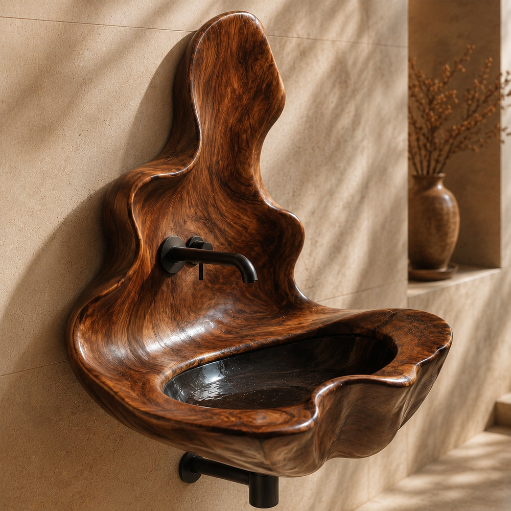 Liora Hand-Finished Vessel Sink - Design 064 - product image 10