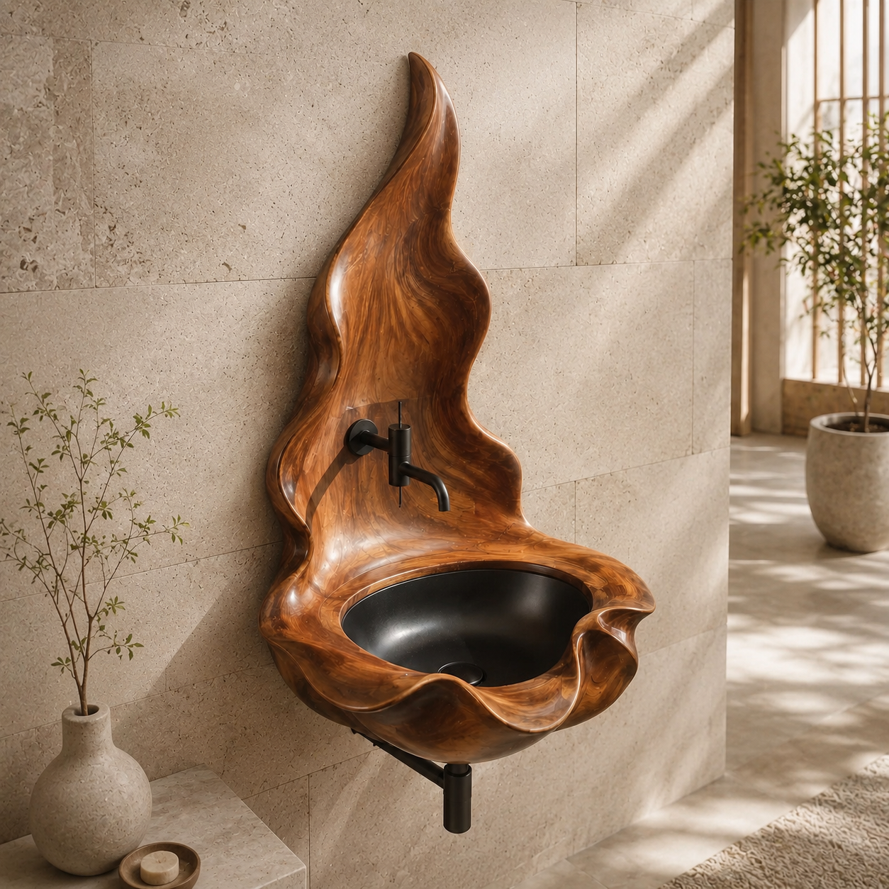 Arden Natural Stone Vessel Sink - Design 065 - product image 02