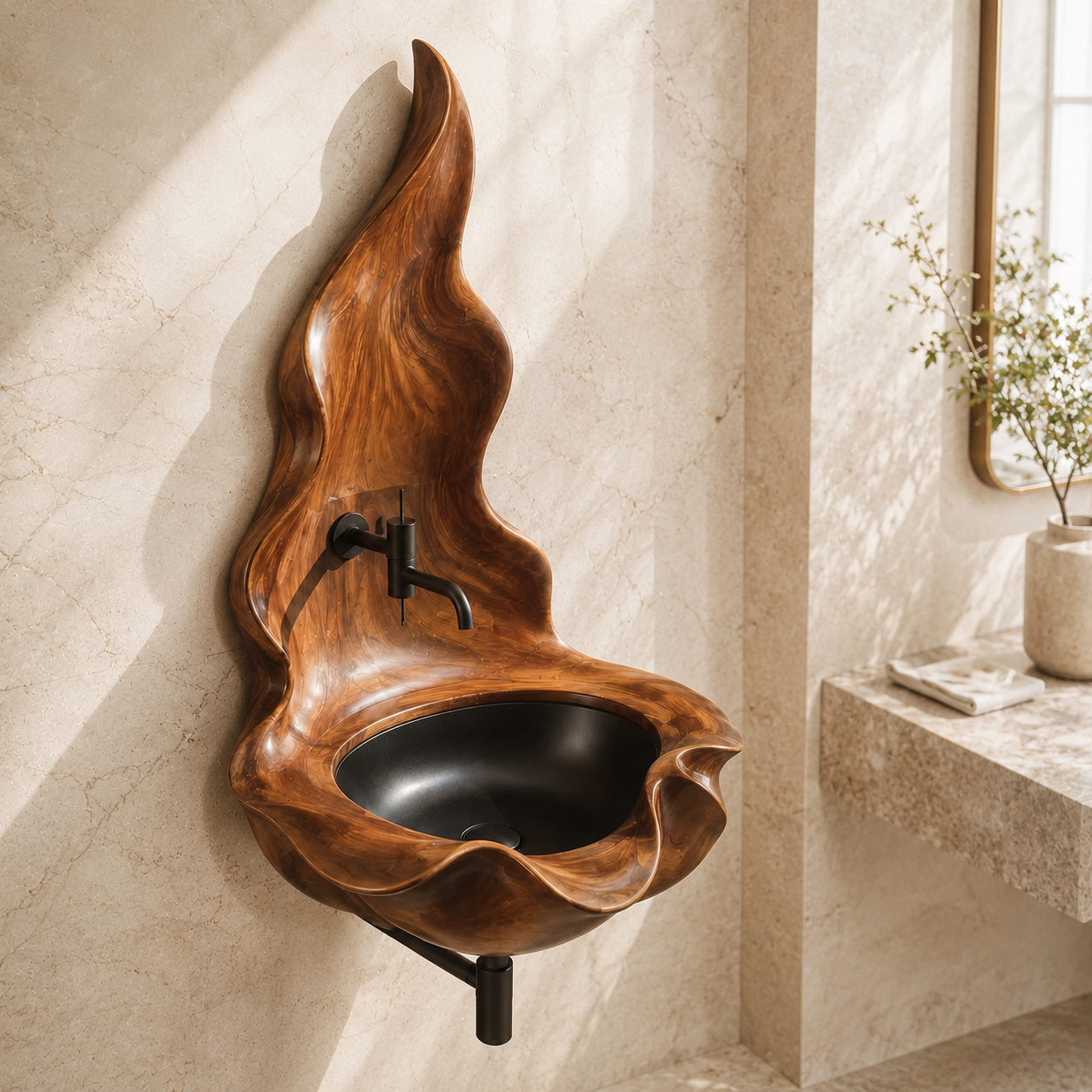 Arden Natural Stone Vessel Sink - Design 065 - product image 03