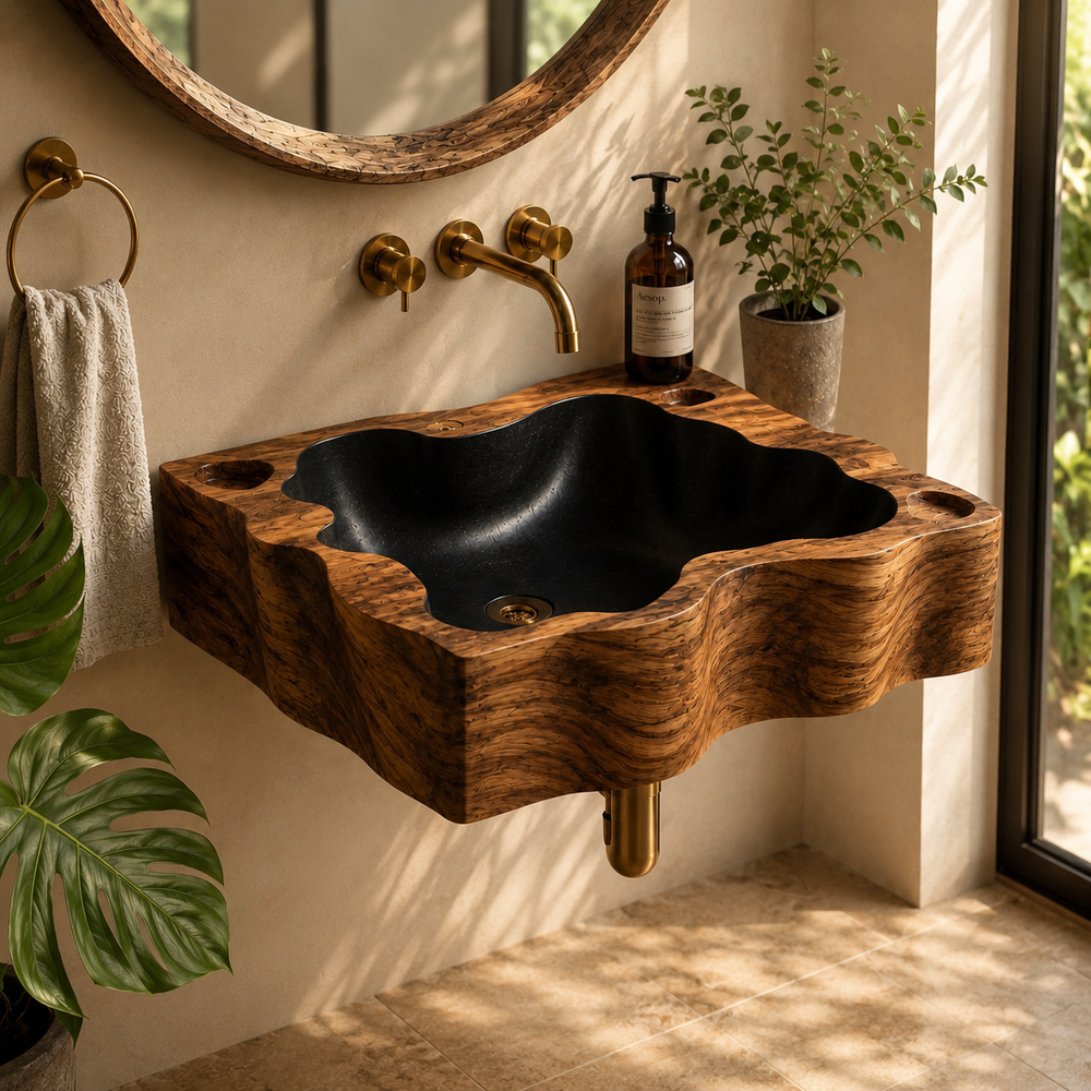 Soren Stone Vanity Vessel Sink - Design 068 - product image 02