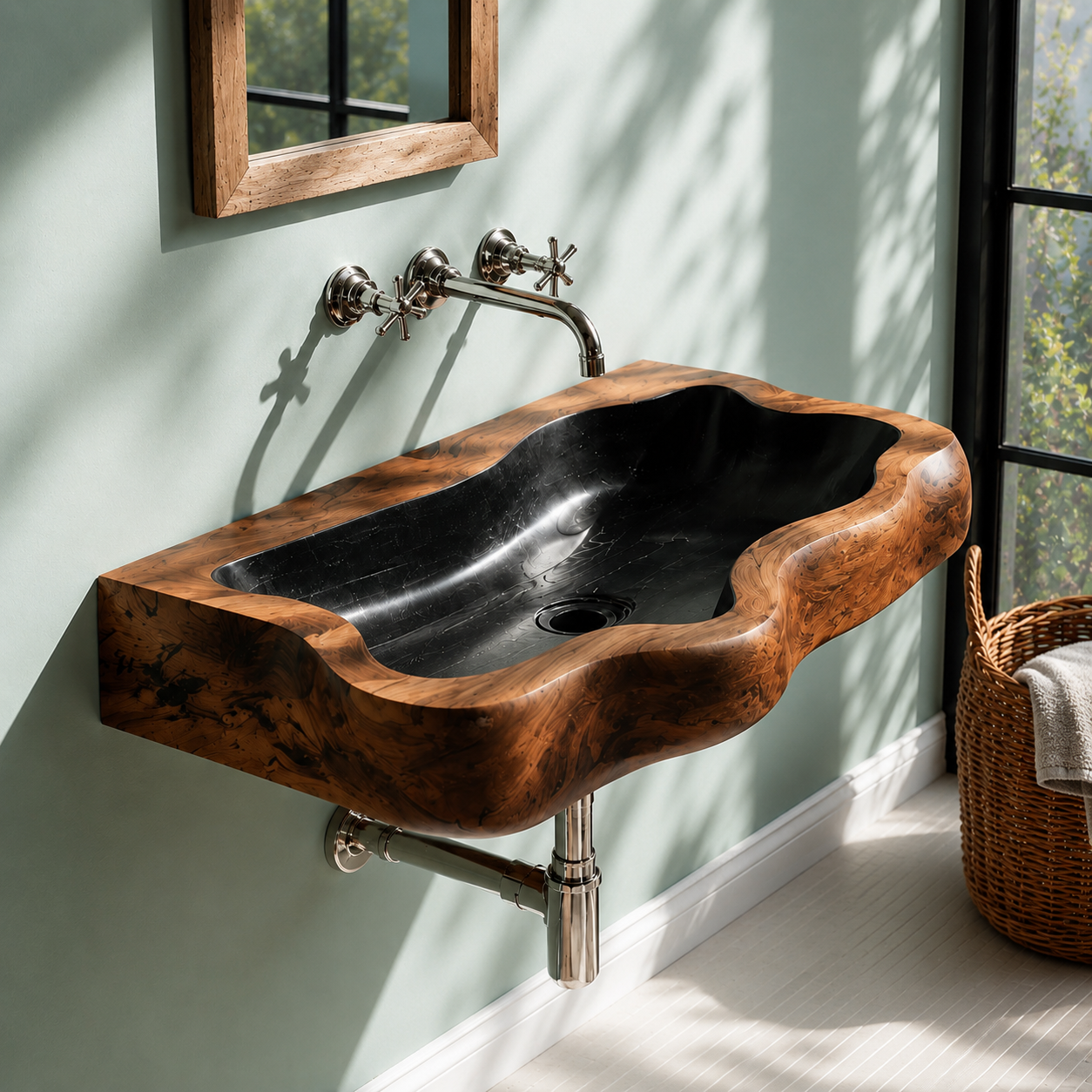 Elara Rounded Bathroom Sink - Design 069 - product image 03