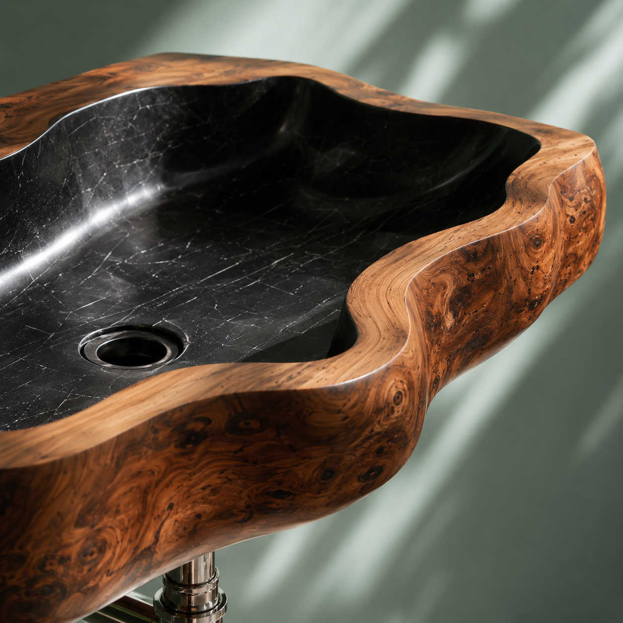 Elara Rounded Bathroom Sink - Design 069 - product image 05