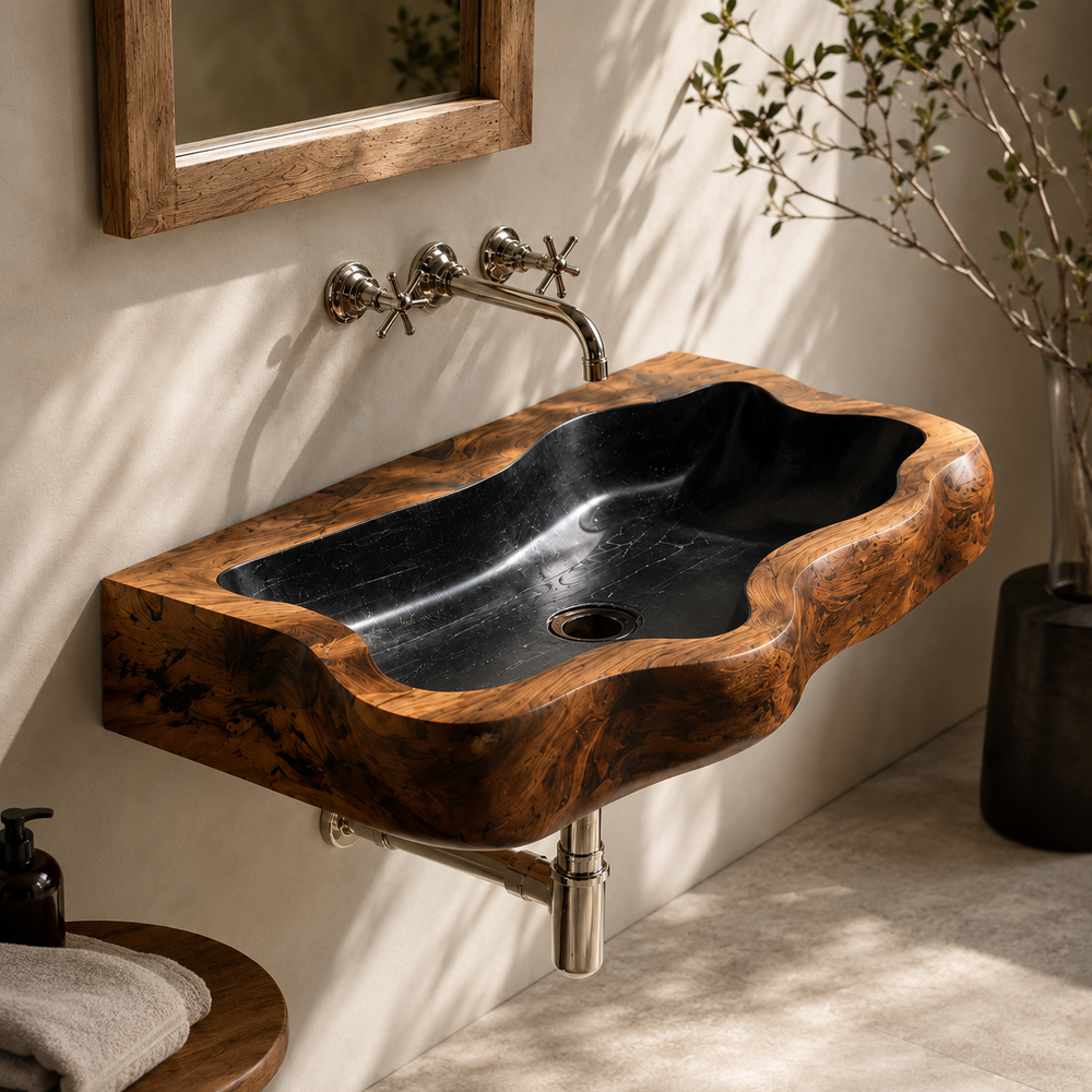 Elara Rounded Bathroom Sink - Design 069 - product image 11