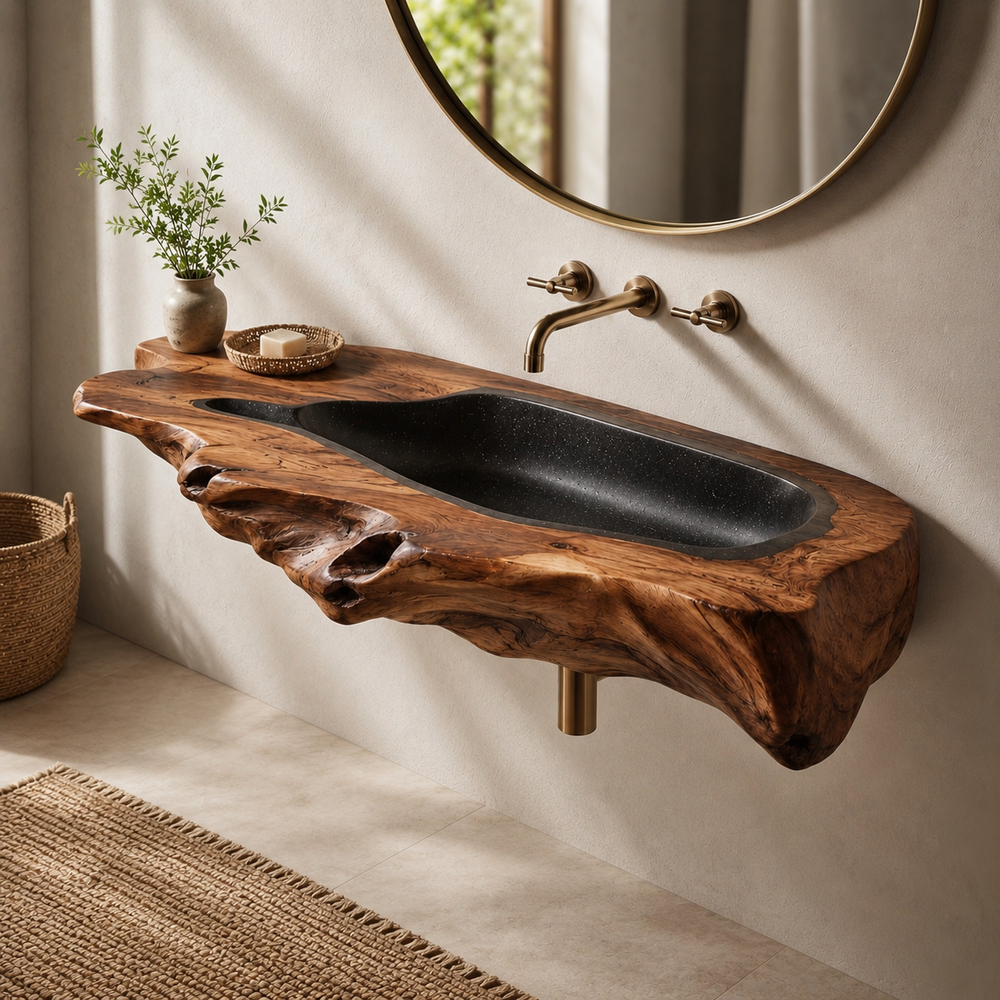 Nolan Warm Stone Vessel Sink - Design 071 - product image 03