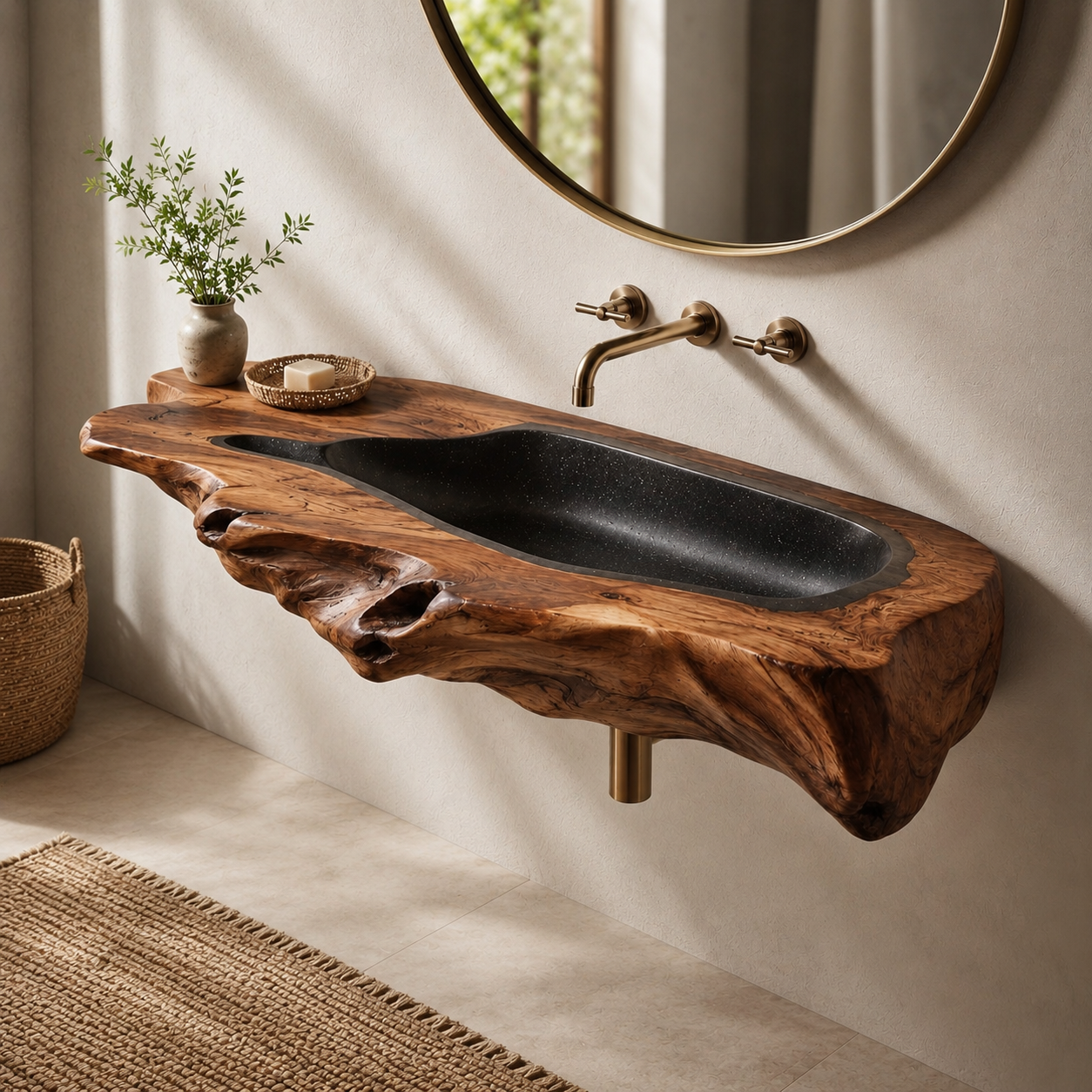 Nolan Warm Stone Vessel Sink - Design 071 - product image 03