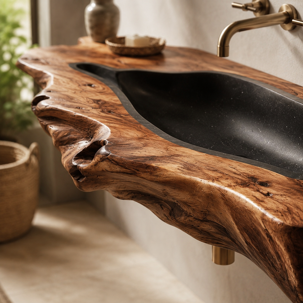 Nolan Warm Stone Vessel Sink - Design 071 - product image 05