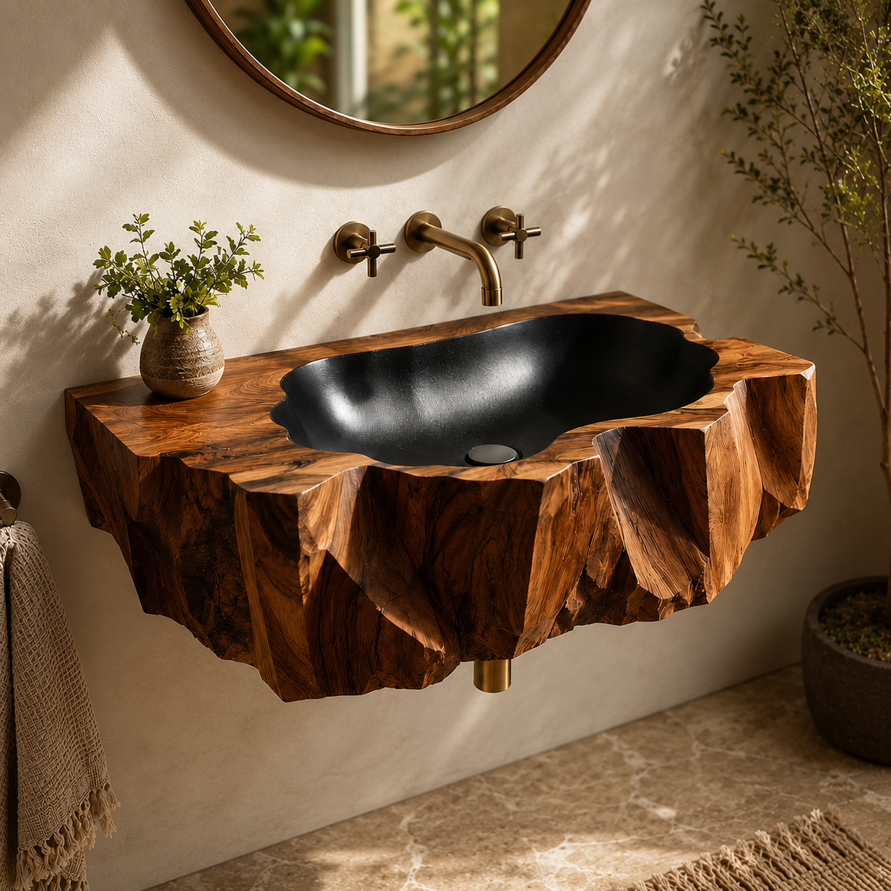Nolan Warm Stone Vessel Sink - Design 071 - product image 08