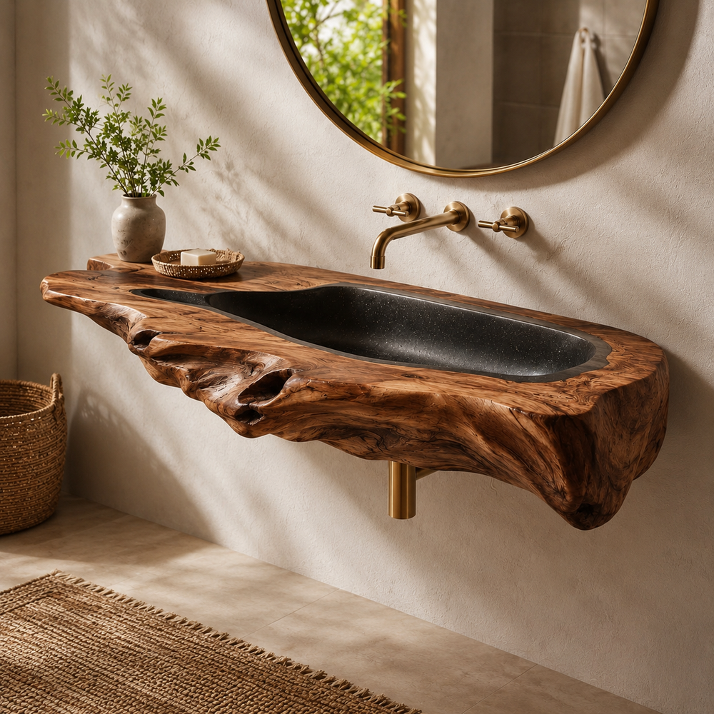 Nolan Warm Stone Vessel Sink - Design 071 - product image 10
