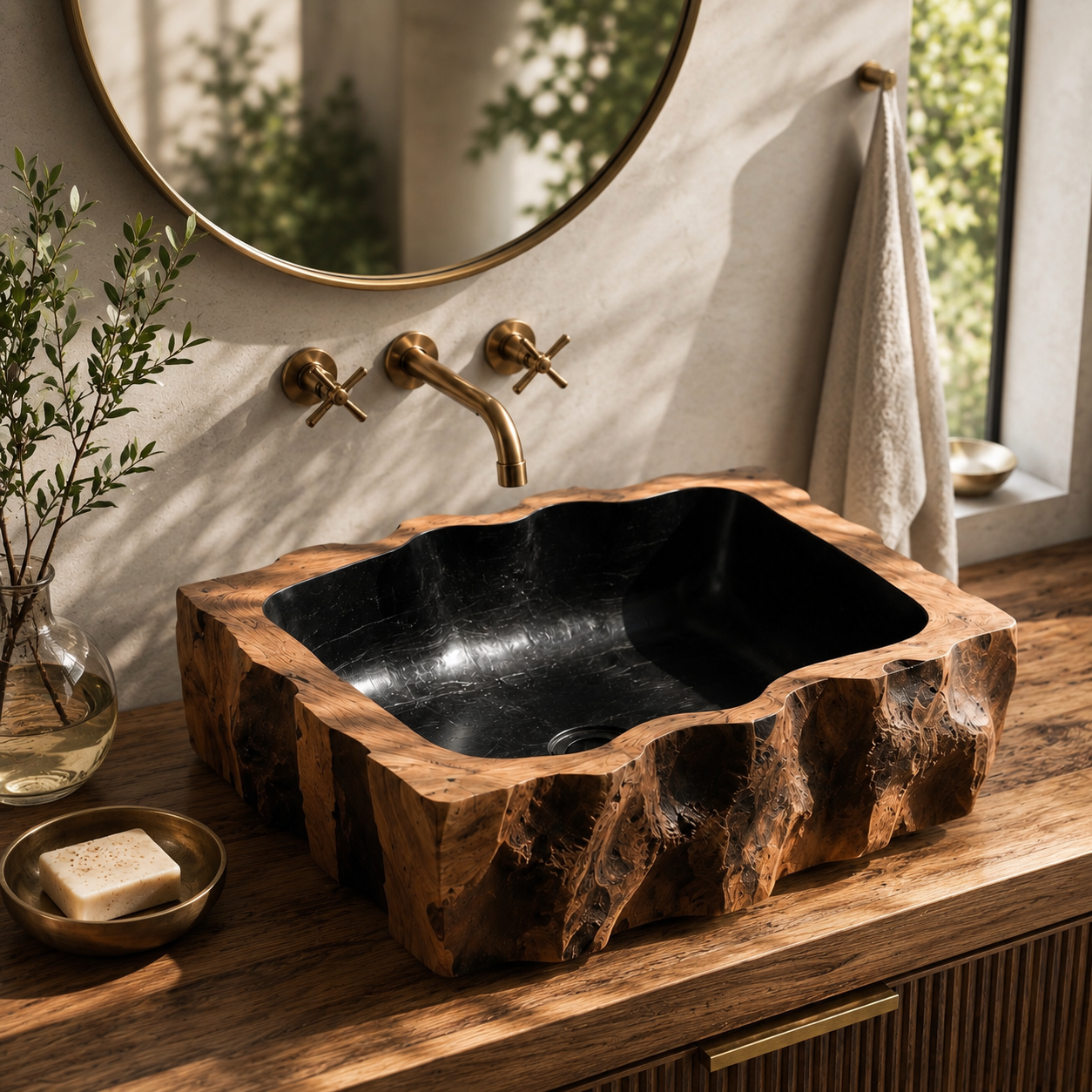 Arden Natural Stone Vessel Sink - Design 073 - product image 02