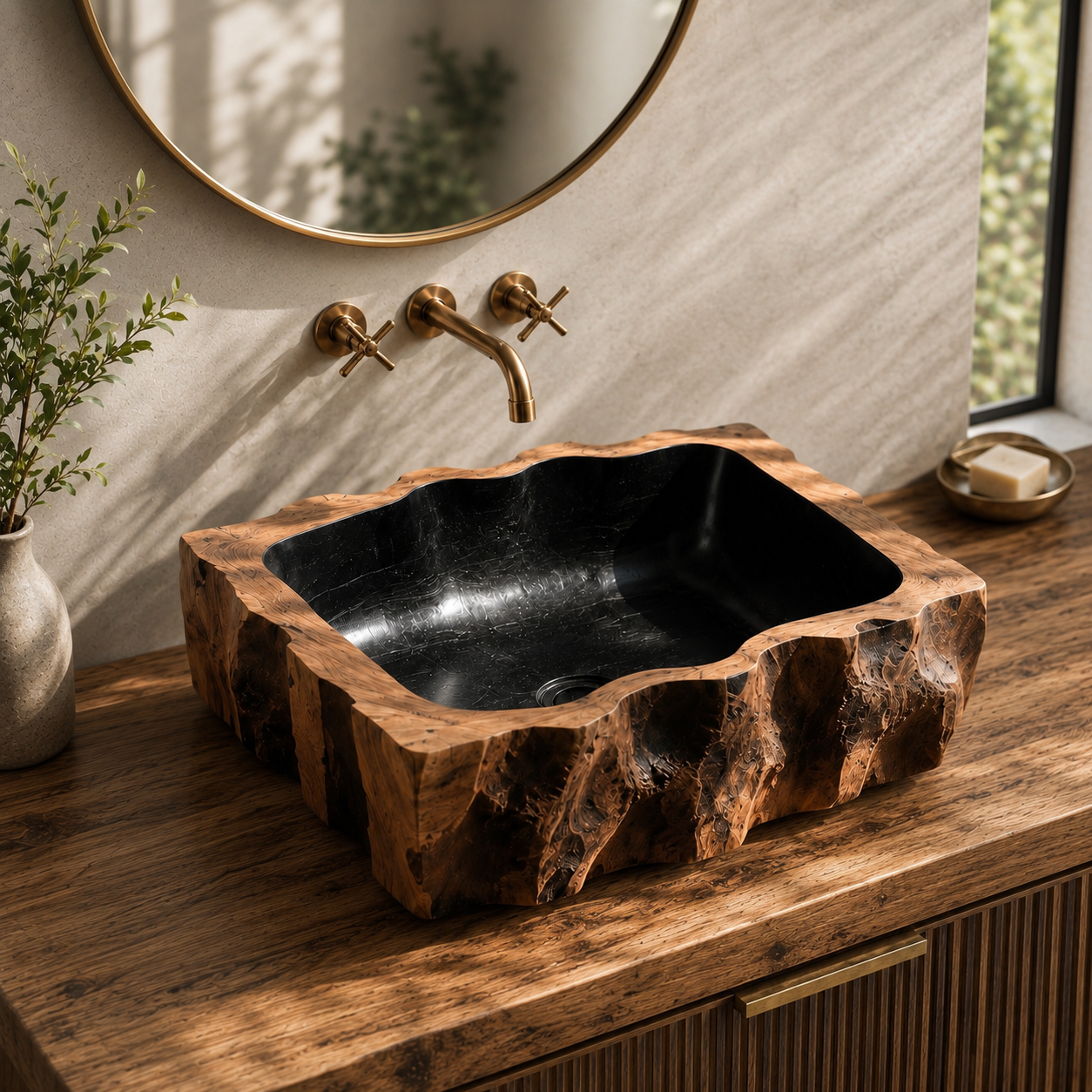 Arden Natural Stone Vessel Sink - Design 073 - product image 03