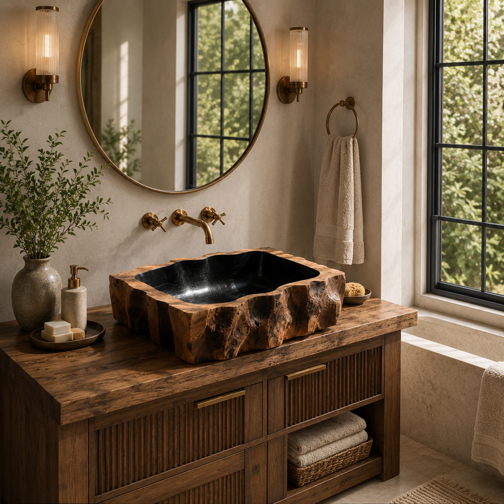 Arden Natural Stone Vessel Sink - Design 073 - product image 04