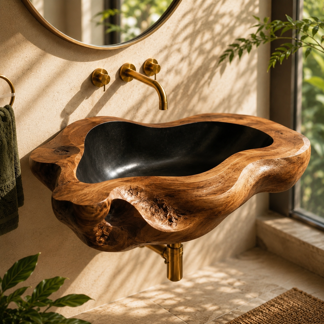 Mira Sculptural Bathroom Vessel Sink - Design 074 - product image 02
