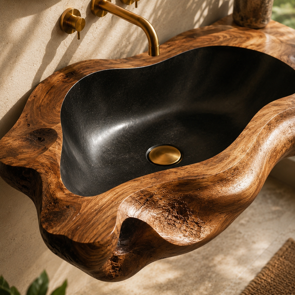Mira Sculptural Bathroom Vessel Sink - Design 074 - product image 06