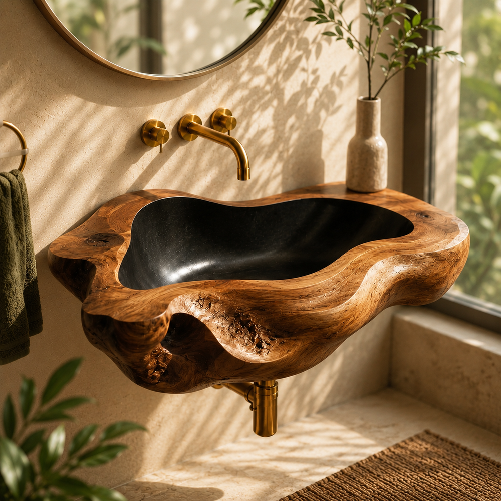 Mira Sculptural Bathroom Vessel Sink - Design 074 - product image 08