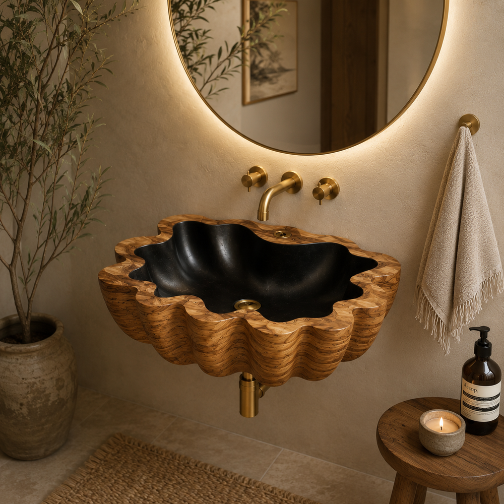 Elara Rounded Bathroom Sink - Design 077 - product image 10