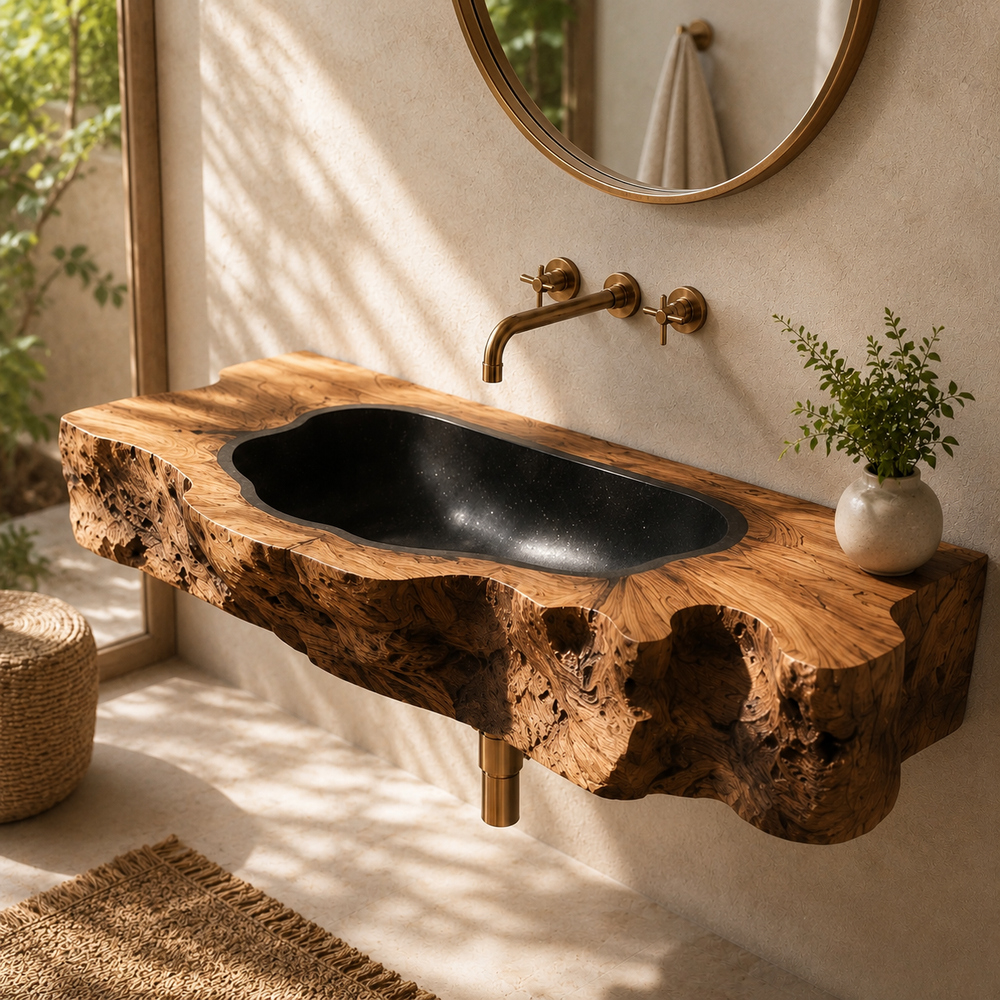 Nolan Warm Stone Vessel Sink - Design 079 - product image 02