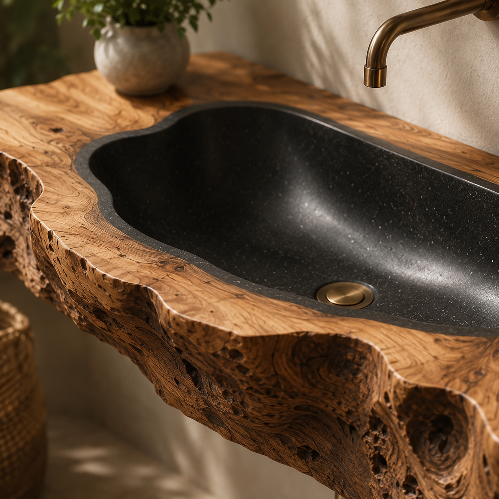 Nolan Warm Stone Vessel Sink - Design 079 - product image 06