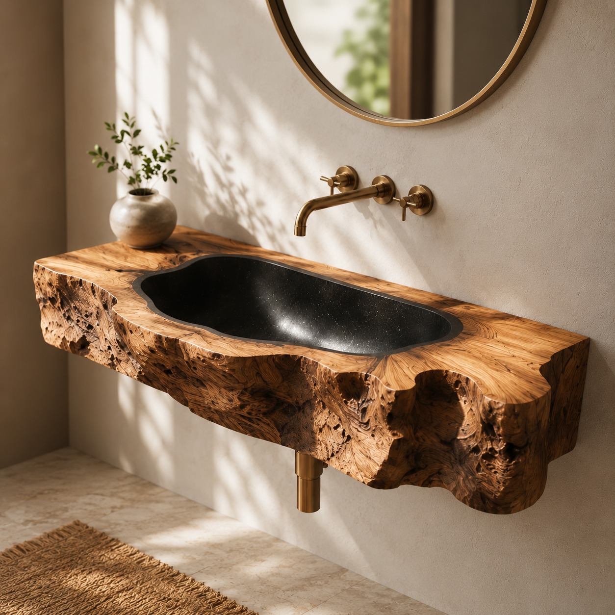 Nolan Warm Stone Vessel Sink - Design 079 - product image 08