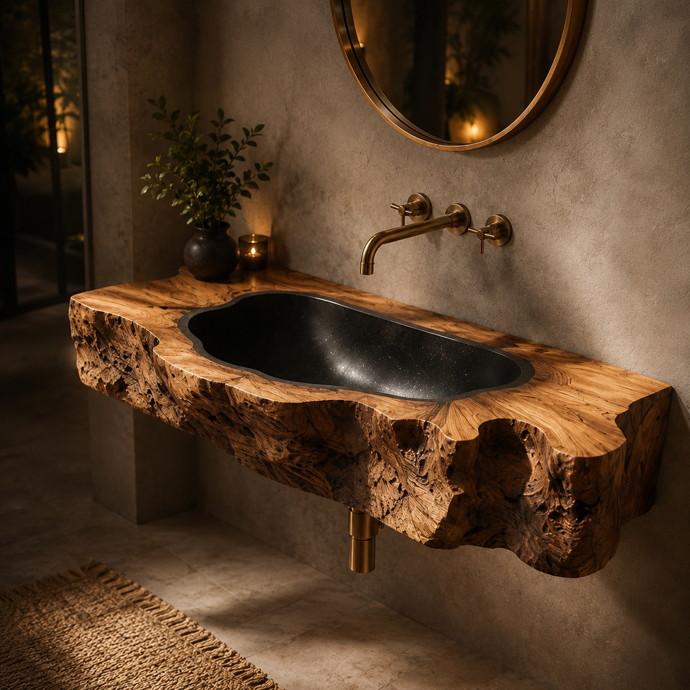 Nolan Warm Stone Vessel Sink - Design 079 - product image 09