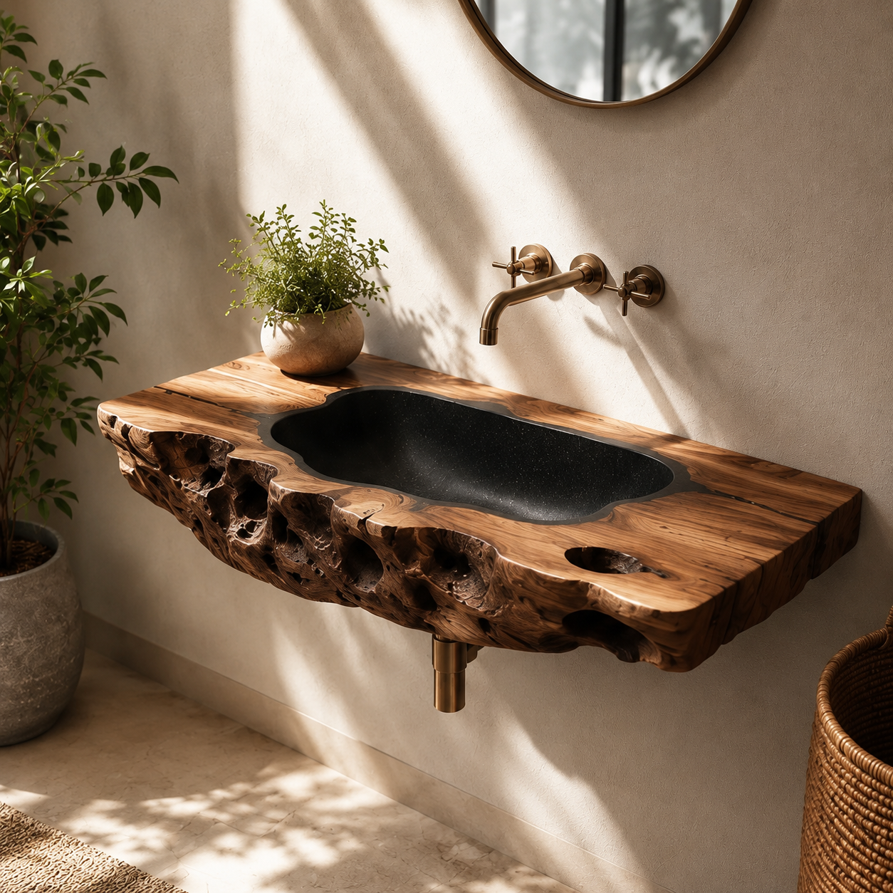 Liora Hand-Finished Vessel Sink - Design 080 - main view