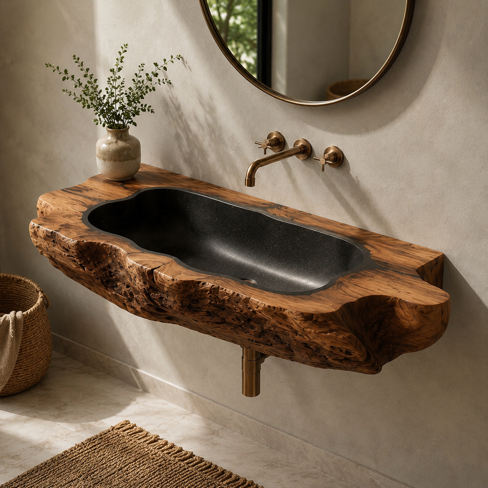 Arden Natural Stone Vessel Sink - Design 081 - product image 02