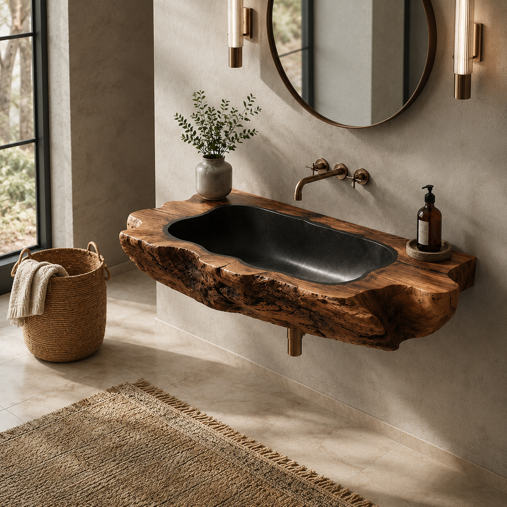 Arden Natural Stone Vessel Sink - Design 081 - product image 03