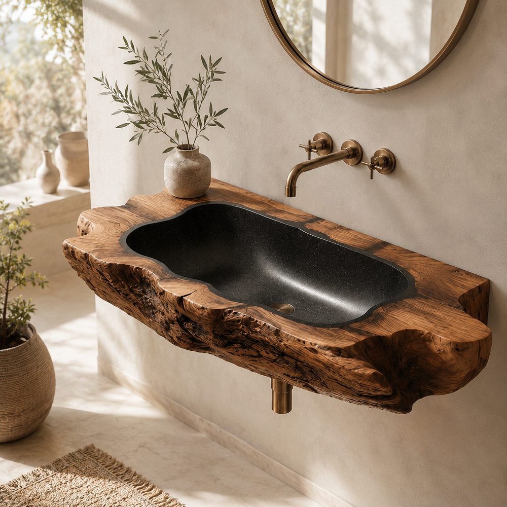 Arden Natural Stone Vessel Sink - Design 081 - product image 08